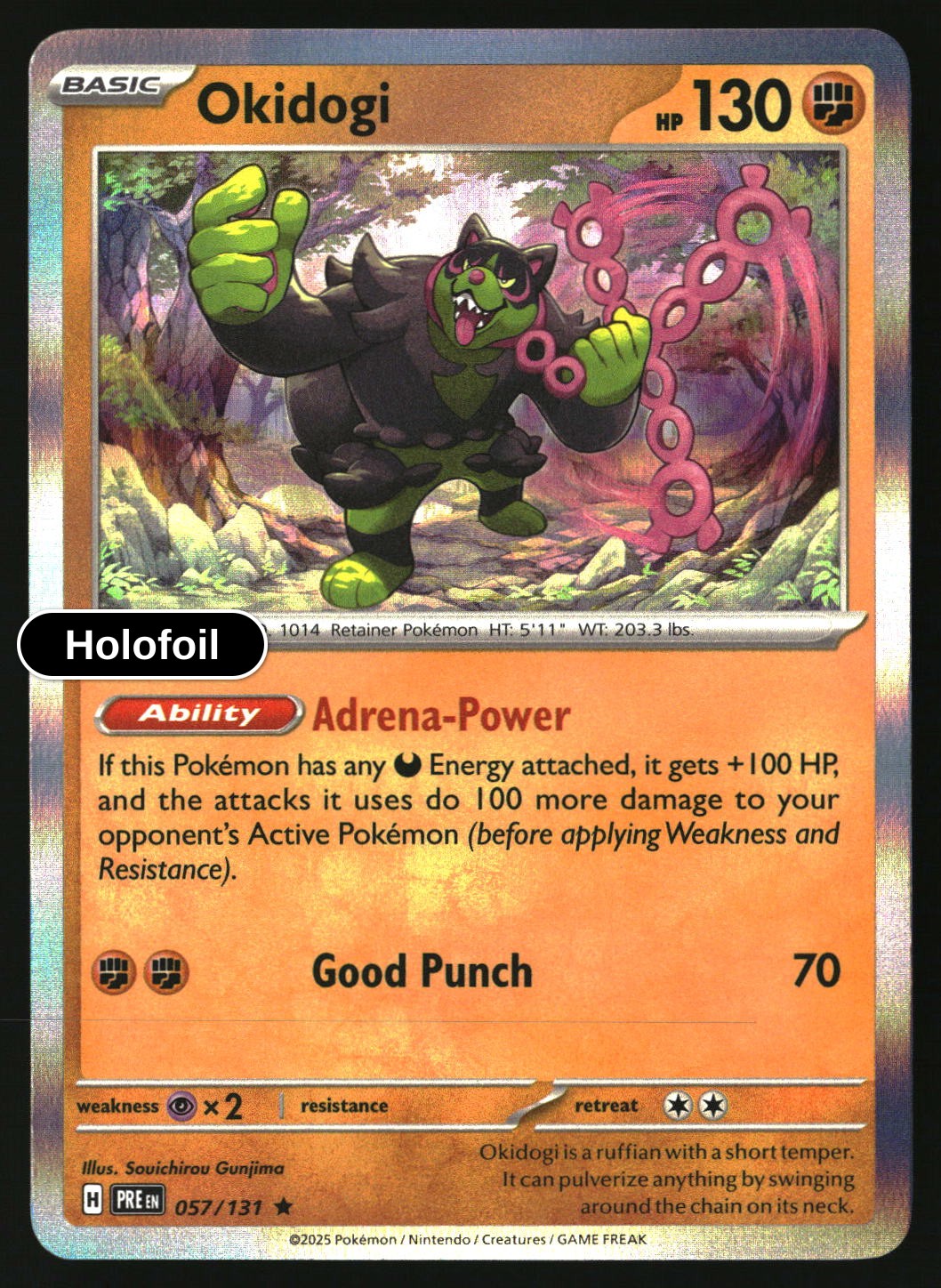 Okidogi - 057/131 - [PRE - SV: Prismatic Evolutions] - Holofoil