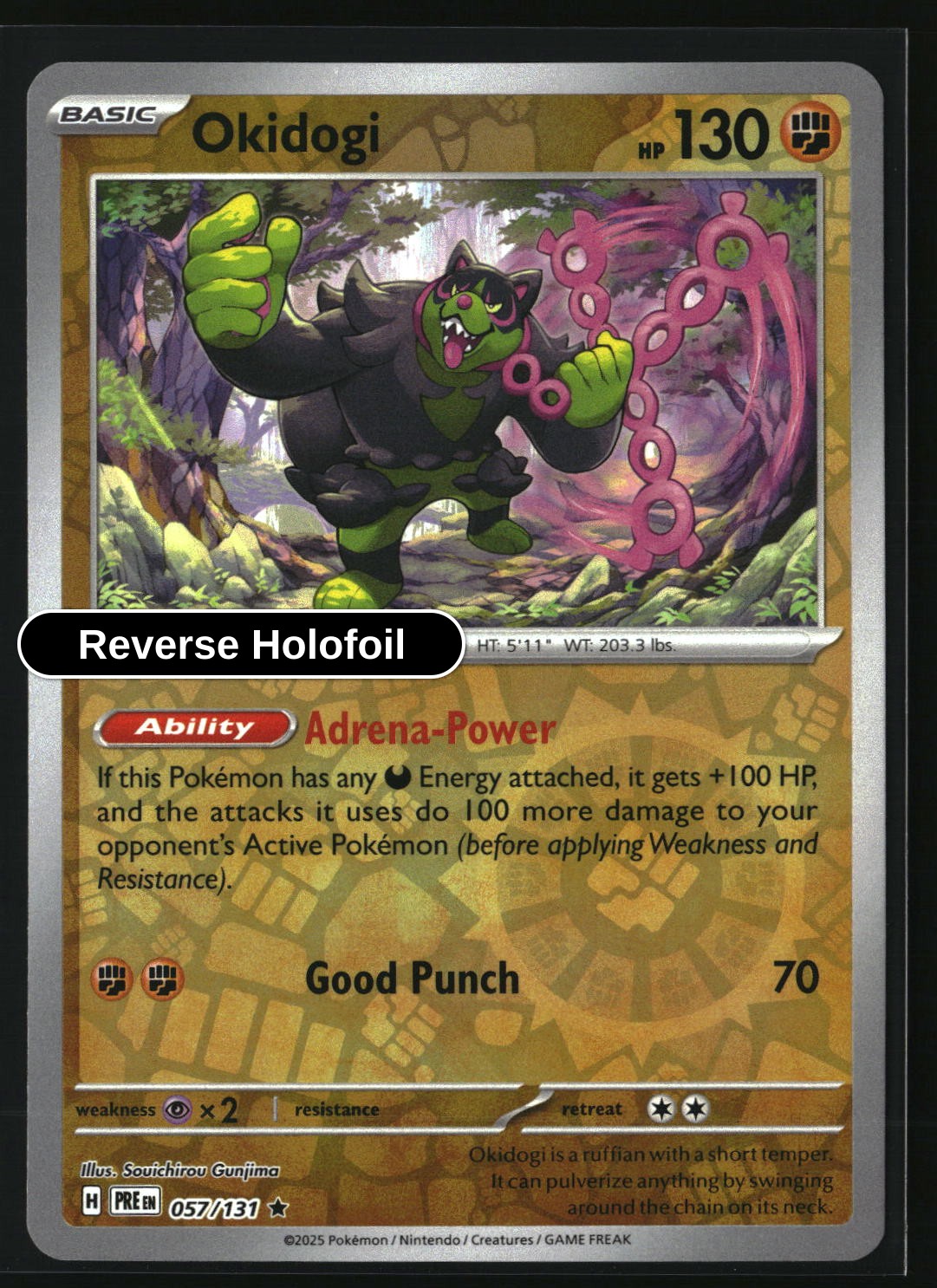 Okidogi - 057/131 - [PRE - SV: Prismatic Evolutions] - Reverse Holofoil