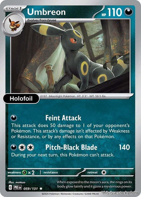 Umbreon - 059/131 - [PRE - SV: Prismatic Evolutions] - Holofoil