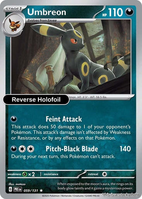 Umbreon - 059/131 - [PRE - SV: Prismatic Evolutions] - Reverse Holofoil