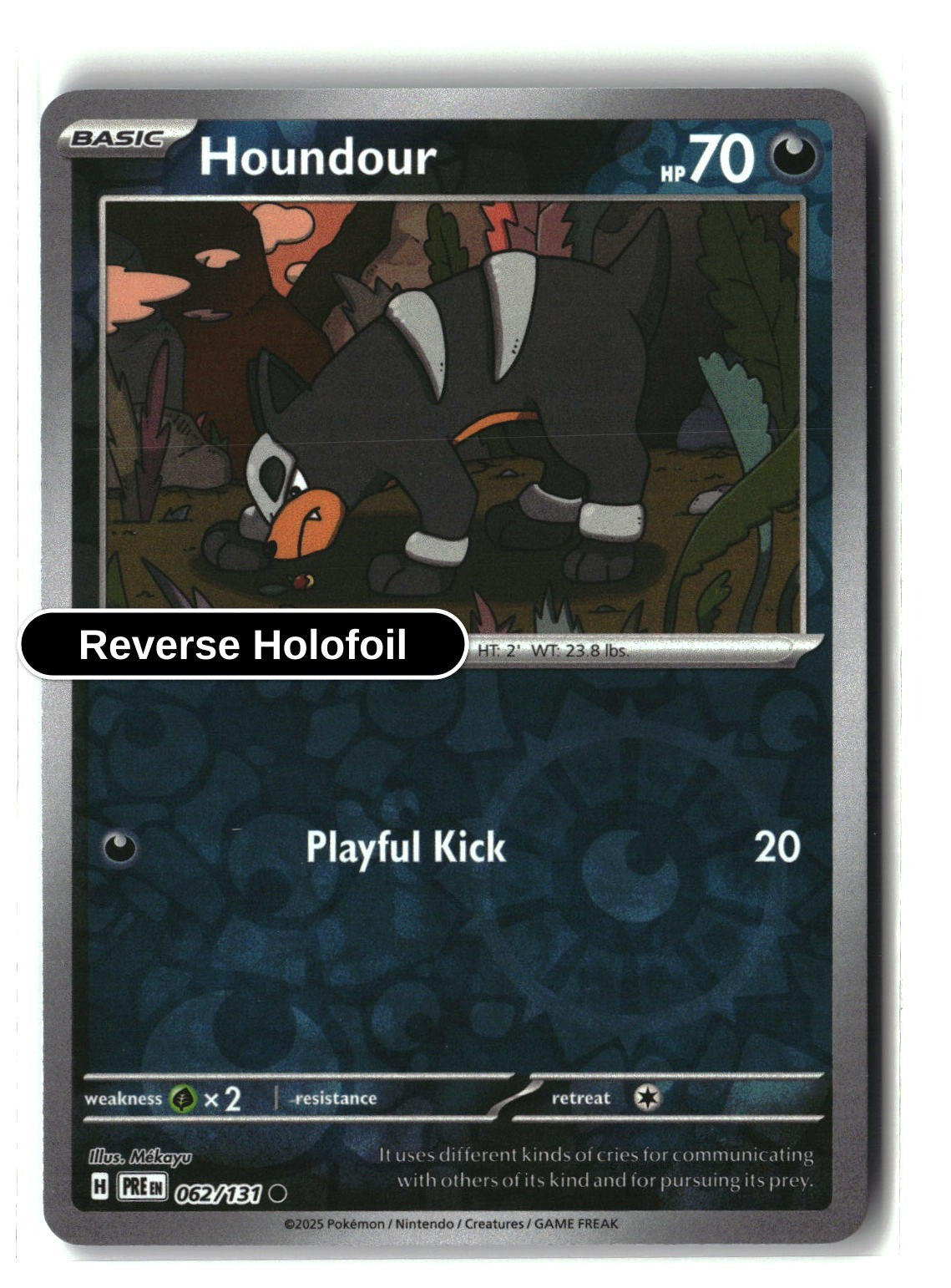 Houndour - 062/131 - [PRE - SV: Prismatic Evolutions] - Reverse Holofoil