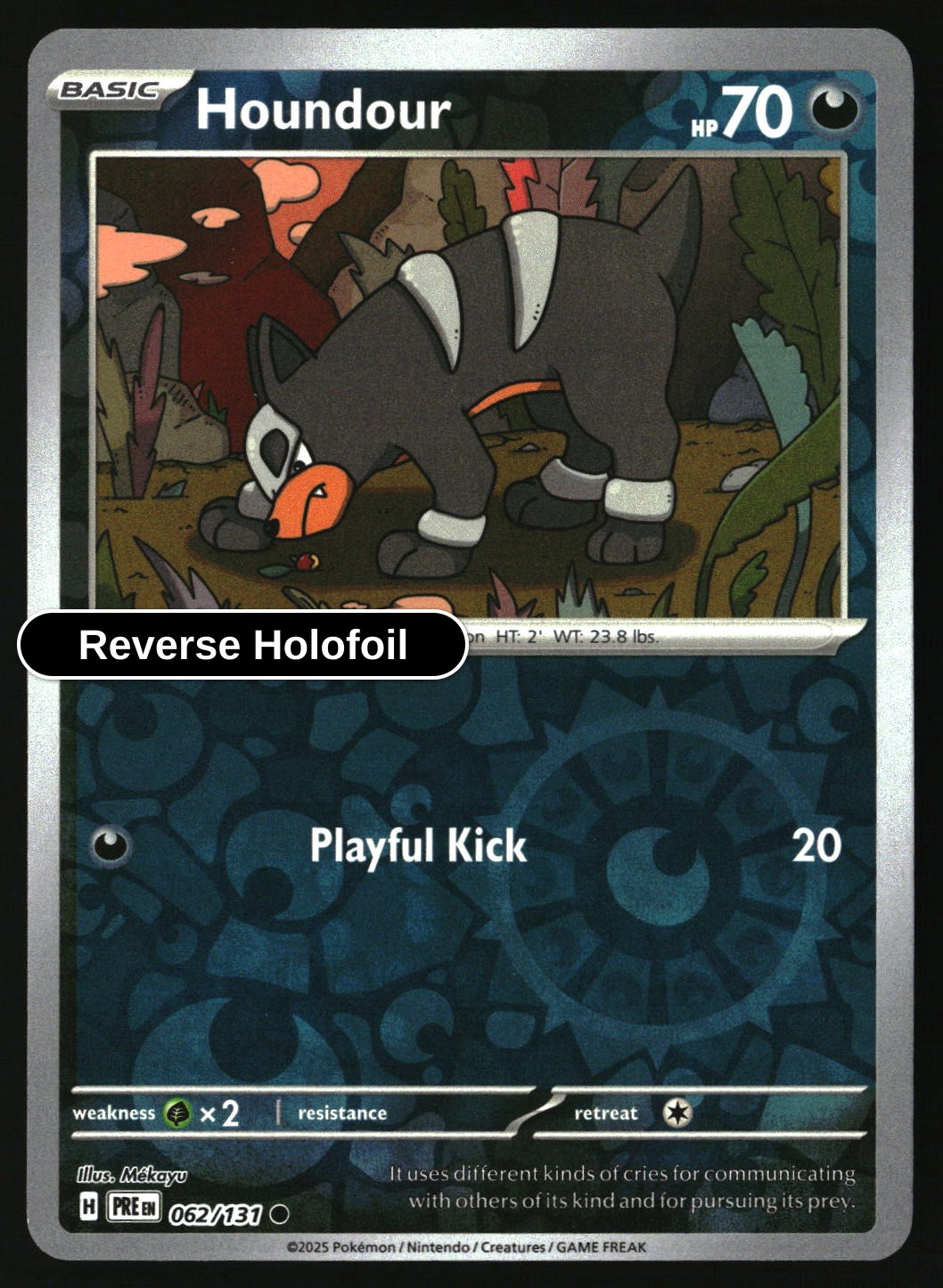 Houndour - 062/131 - [PRE - SV: Prismatic Evolutions] - Reverse Holofoil