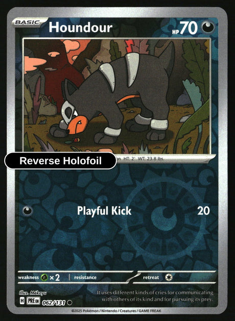 Houndour - 062/131 - [PRE - SV: Prismatic Evolutions] - Reverse Holofoil