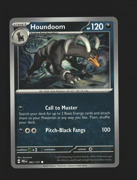 Houndoom - 063/131 - [PRE - SV: Prismatic Evolutions]