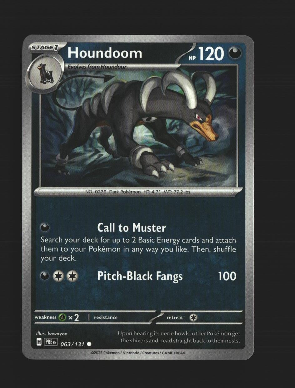 Houndoom - 063/131 - [PRE - SV: Prismatic Evolutions]
