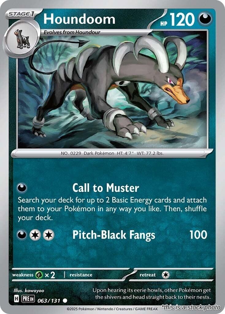 Houndoom - 063/131 - [PRE - SV: Prismatic Evolutions]