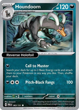 Houndoom - 063/131 - [PRE - SV: Prismatic Evolutions] - Reverse Holofoil