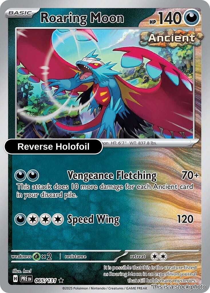 Roaring Moon - 065/131 - [PRE - SV: Prismatic Evolutions] - Reverse Holofoil
