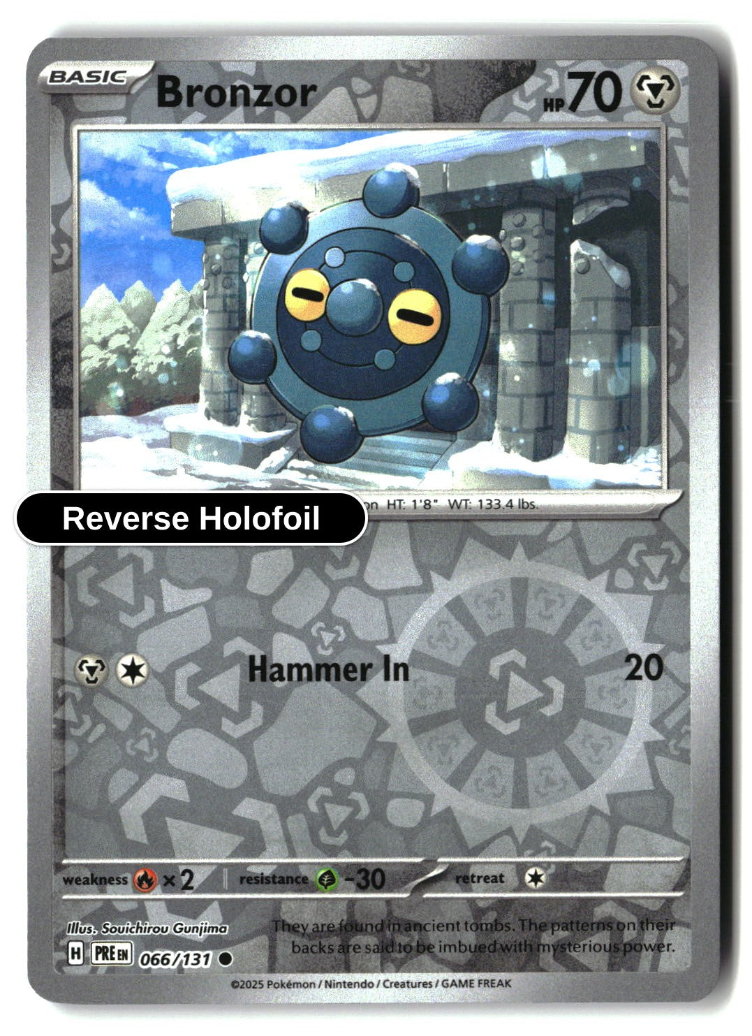 Bronzor - 066/131 - [PRE - SV: Prismatic Evolutions] - Reverse Holofoil