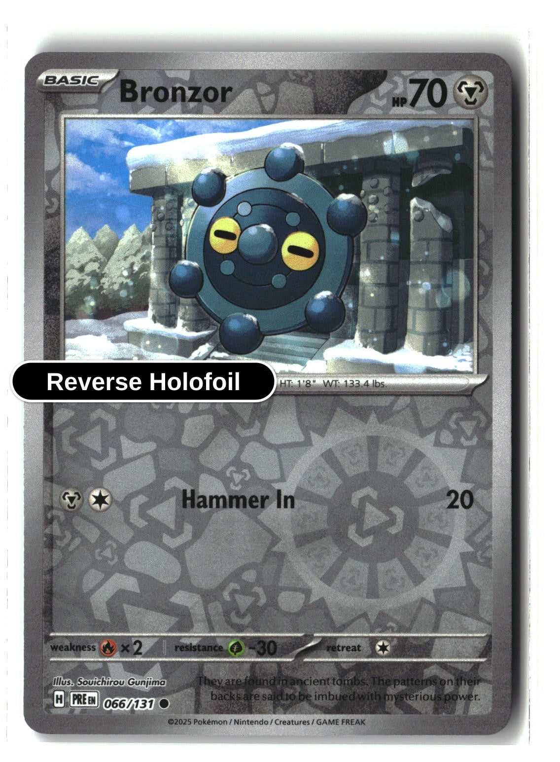 Bronzor - 066/131 - [PRE - SV: Prismatic Evolutions] - Reverse Holofoil