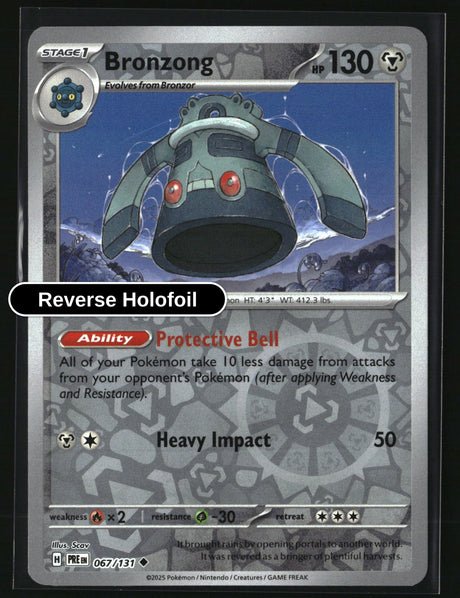 Bronzong - 067/131 - [PRE - SV: Prismatic Evolutions] - Reverse Holofoil