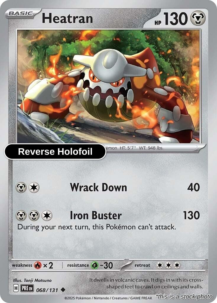 Heatran - 068/131 - [PRE - SV: Prismatic Evolutions] - Reverse Holofoil