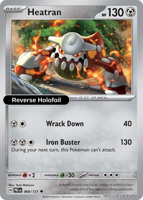 Heatran - 068/131 - [PRE - SV: Prismatic Evolutions] - Reverse Holofoil