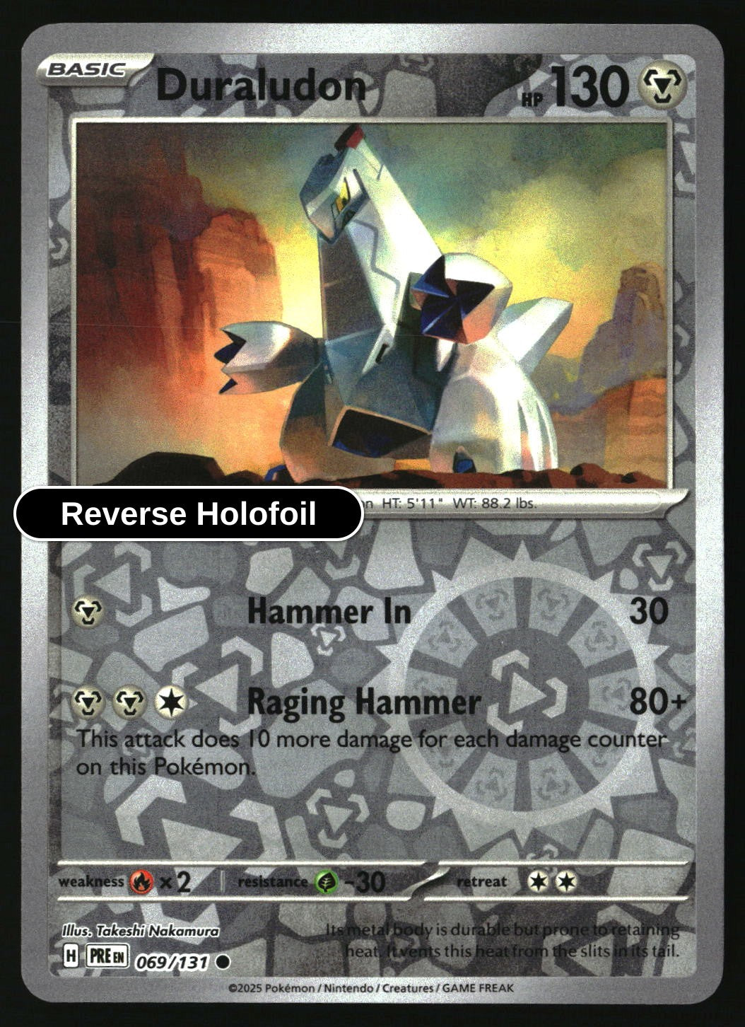 Duraludon - 069/131 - [PRE - SV: Prismatic Evolutions] - Reverse Holofoil