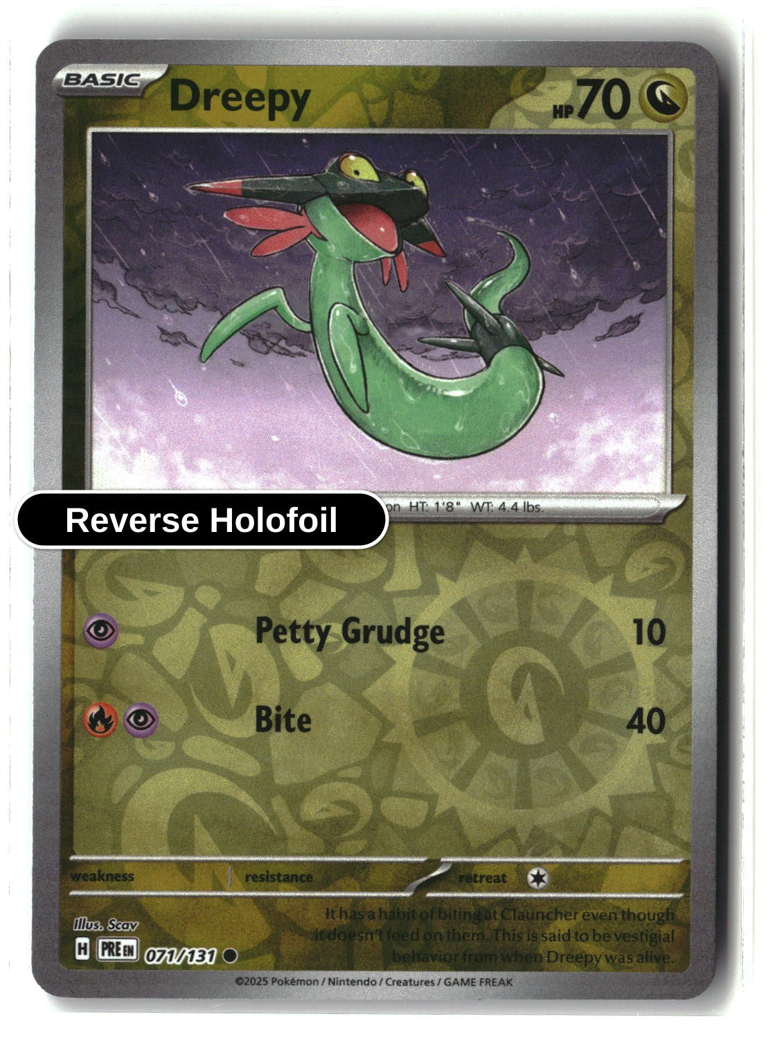 Dreepy - 071/131 - [PRE - SV: Prismatic Evolutions] - Reverse Holofoil
