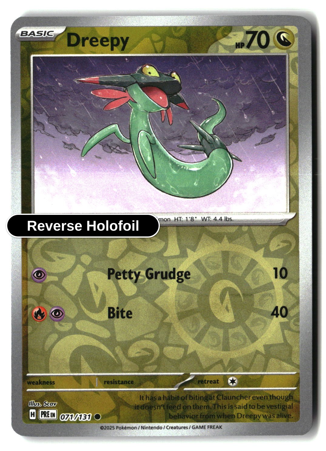 Dreepy - 071/131 - [PRE - SV: Prismatic Evolutions] - Reverse Holofoil