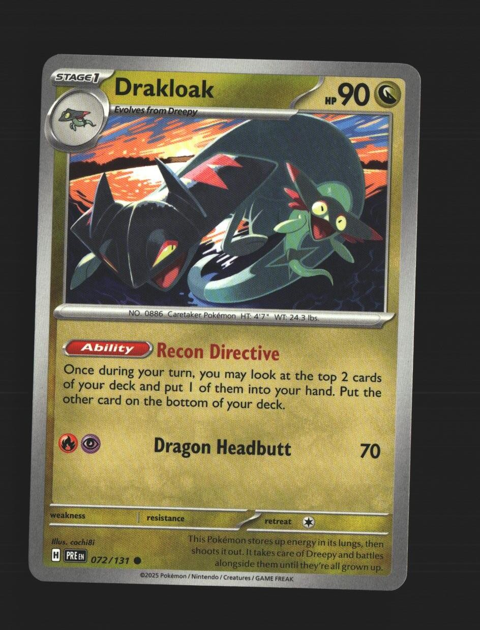 Drakloak - 072/131 - [PRE - SV: Prismatic Evolutions]