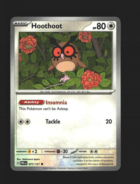 Hoothoot - 077/131 - [PRE - SV: Prismatic Evolutions]