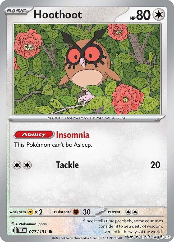 Hoothoot - 077/131 - [PRE - SV: Prismatic Evolutions]