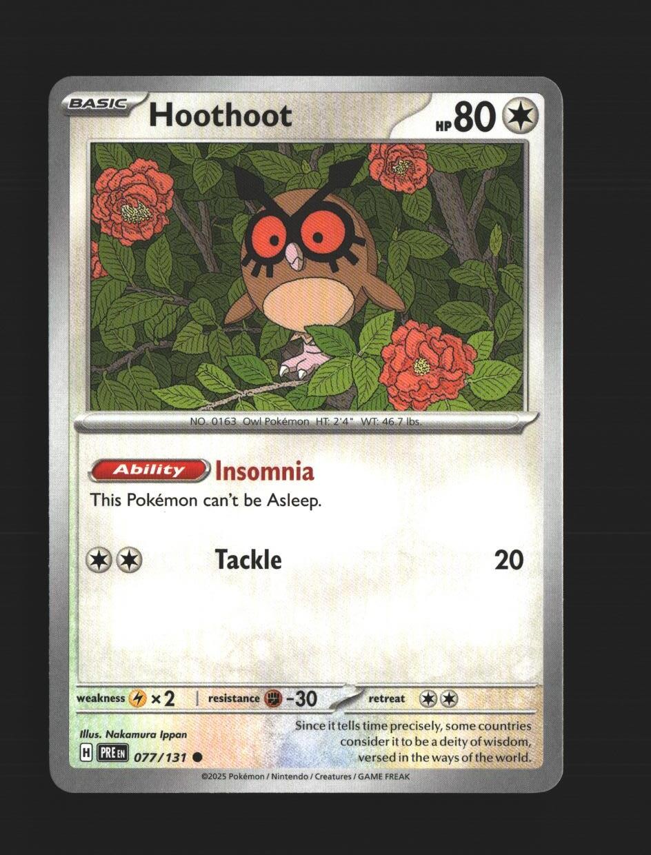 Hoothoot - 077/131 - [PRE - SV: Prismatic Evolutions]