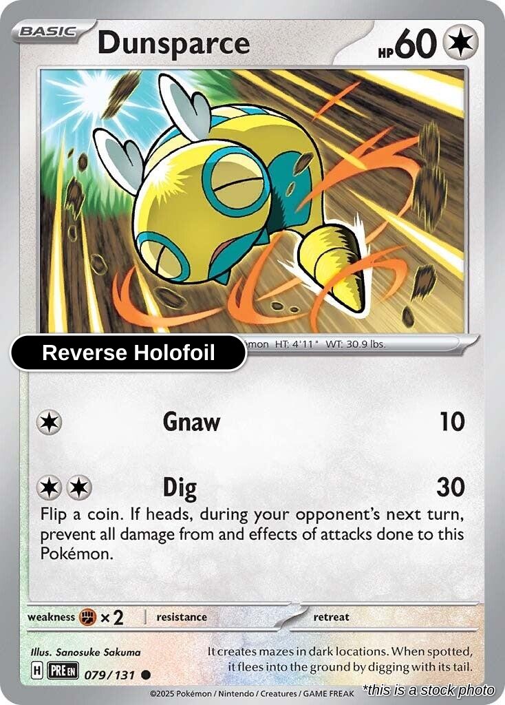 Dunsparce - 079/131 - [PRE - SV: Prismatic Evolutions] - Reverse Holofoil