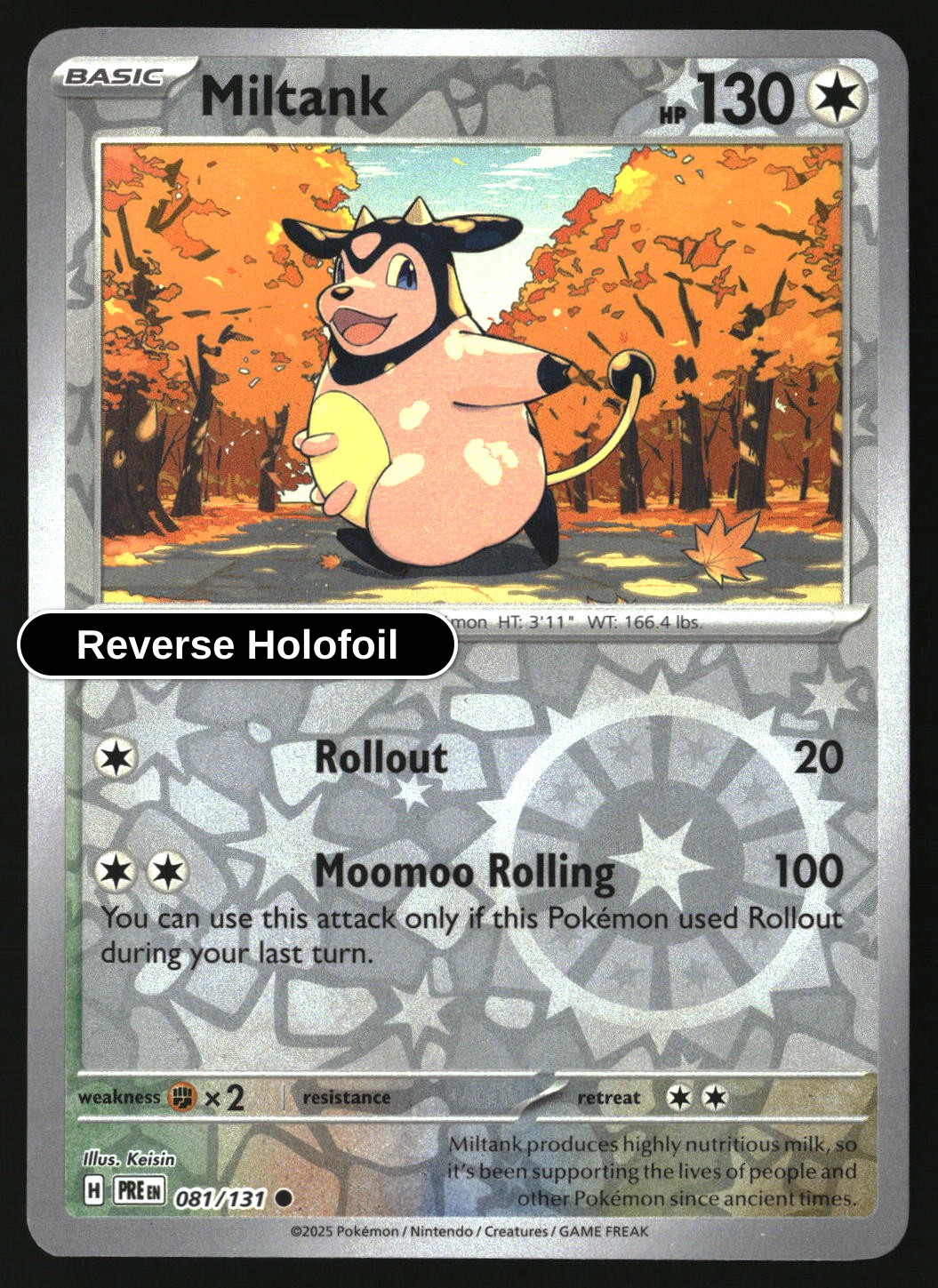 Miltank - 081/131 - [PRE - SV: Prismatic Evolutions] - Reverse Holofoil