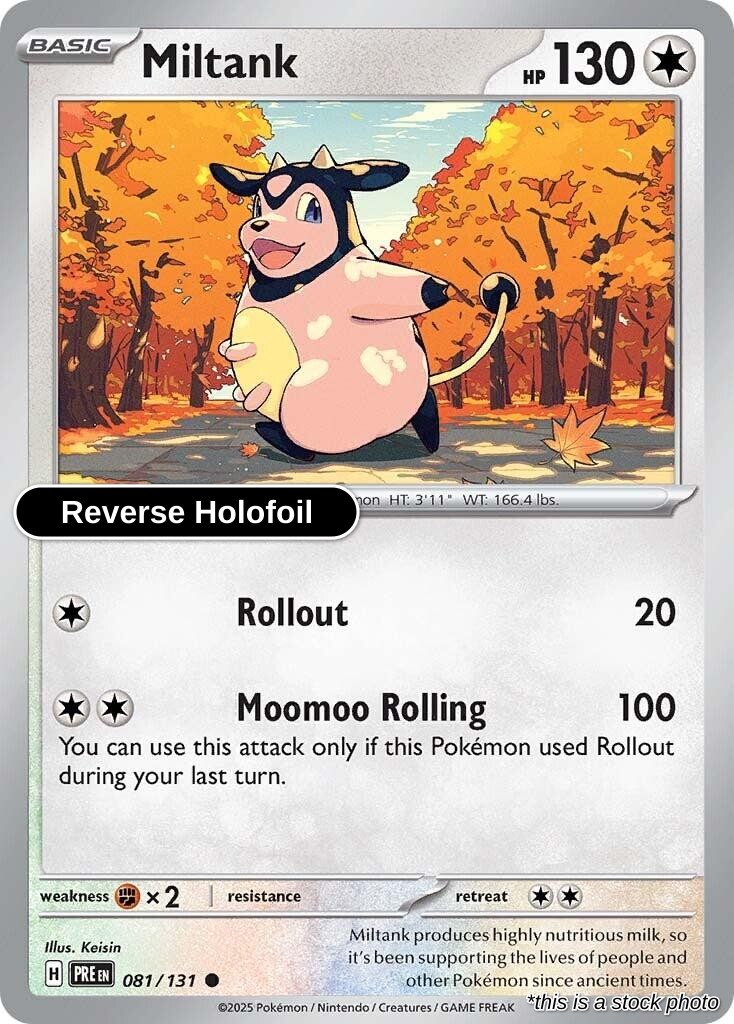Miltank - 081/131 - [PRE - SV: Prismatic Evolutions] - Reverse Holofoil
