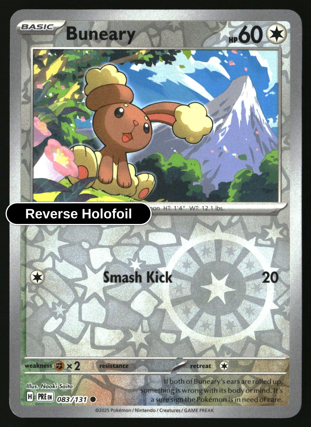 Buneary - 083/131 - [PRE - SV: Prismatic Evolutions] - Reverse Holofoil