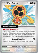 Fan Rotom - 085/131 - [PRE - SV: Prismatic Evolutions] - Reverse Holofoil