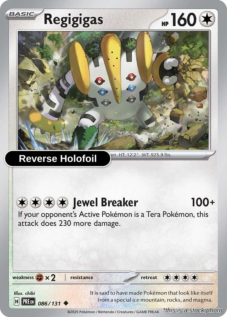 Regigigas - 086/131 - [PRE - SV: Prismatic Evolutions] - Reverse Holofoil