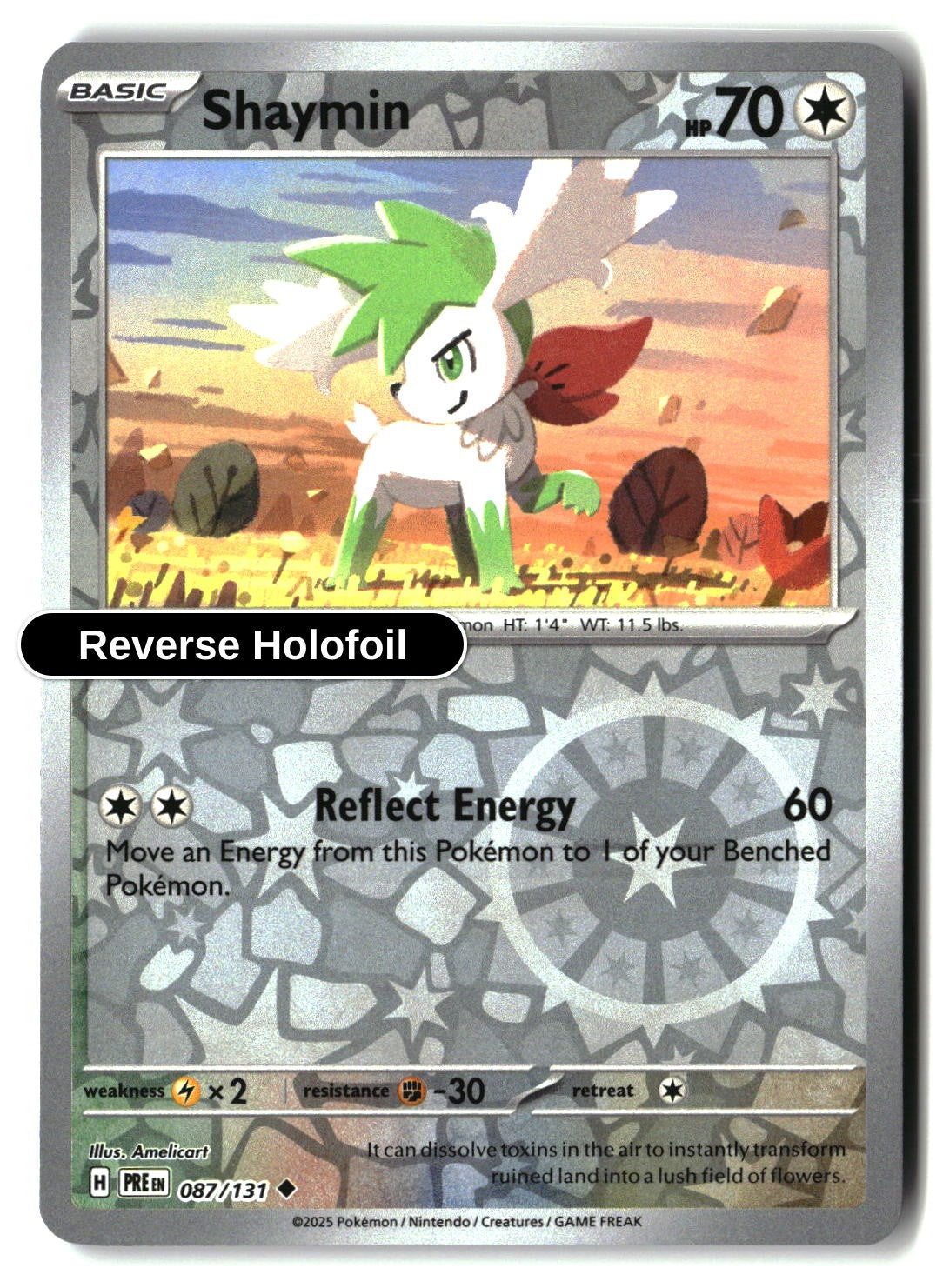 Shaymin - 087/131 - [PRE - SV: Prismatic Evolutions] - Reverse Holofoil