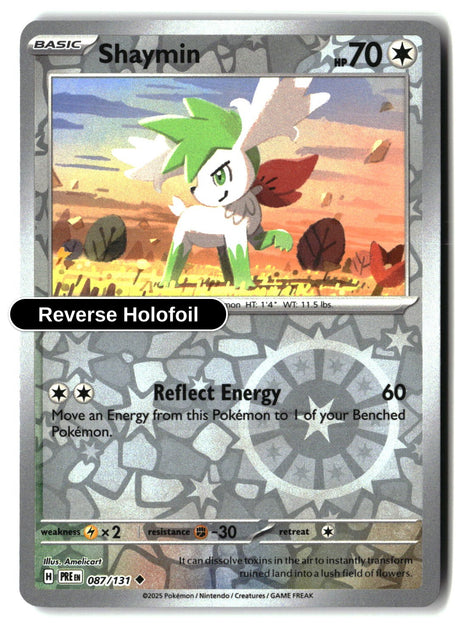 Shaymin - 087/131 - [PRE - SV: Prismatic Evolutions] - Reverse Holofoil