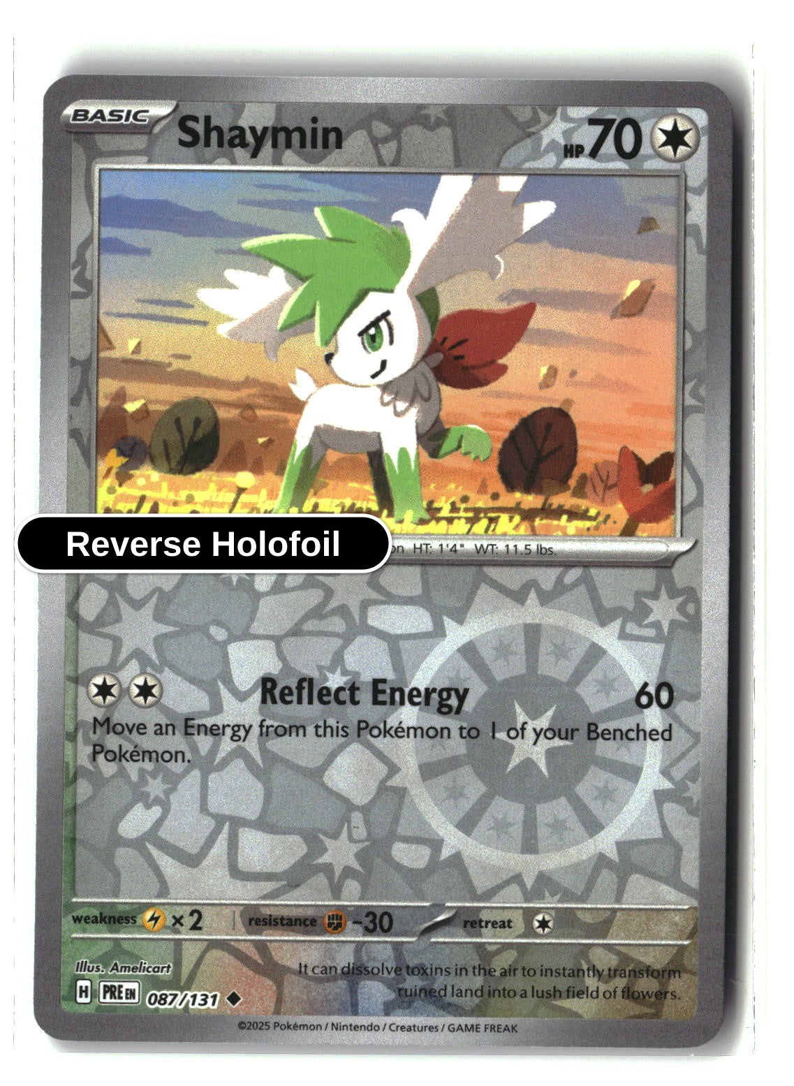 Shaymin - 087/131 - [PRE - SV: Prismatic Evolutions] - Reverse Holofoil