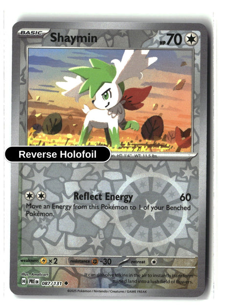 Shaymin - 087/131 - [PRE - SV: Prismatic Evolutions] - Reverse Holofoil