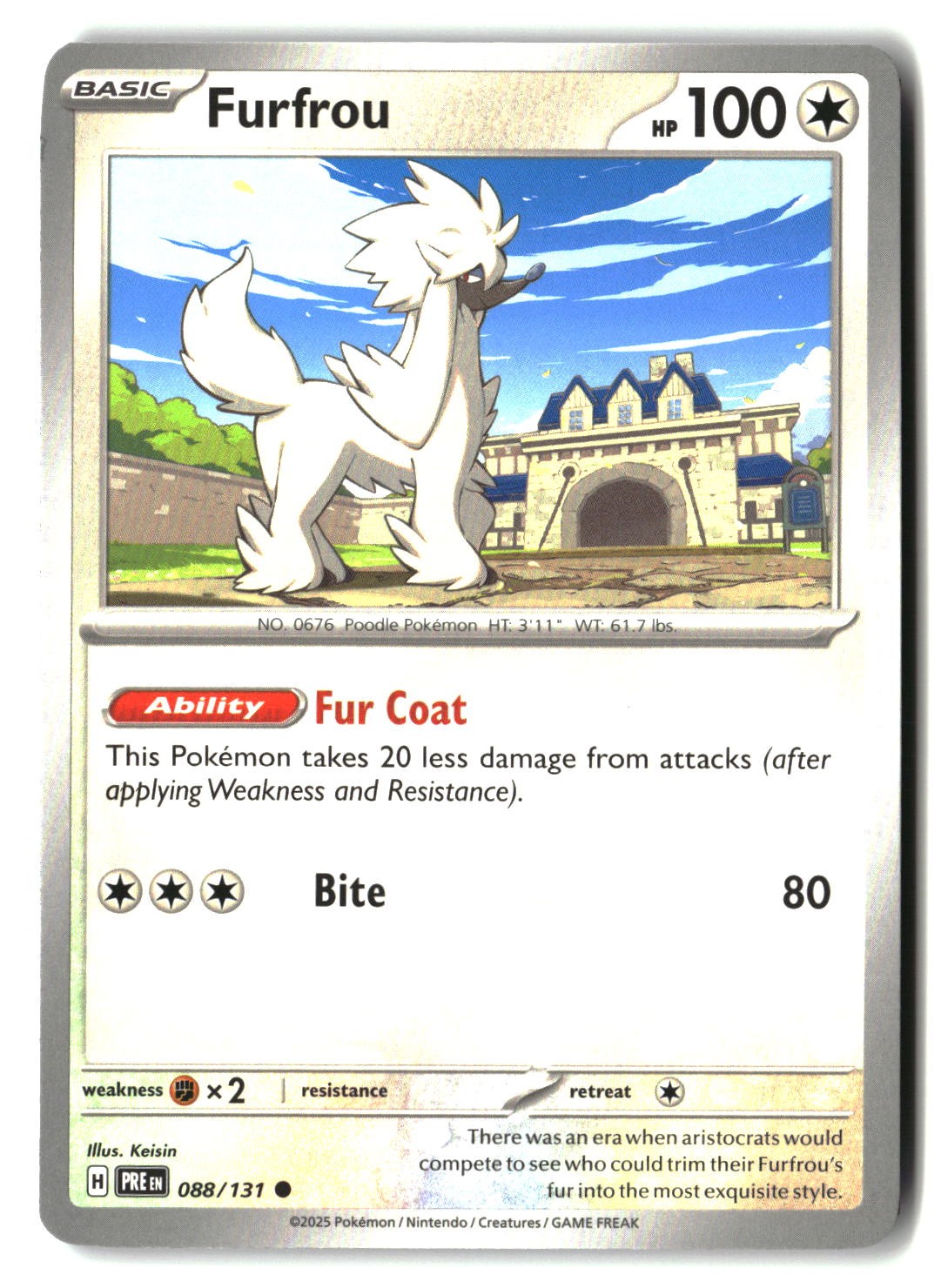 Furfrou - 088/131 - [PRE - SV: Prismatic Evolutions]