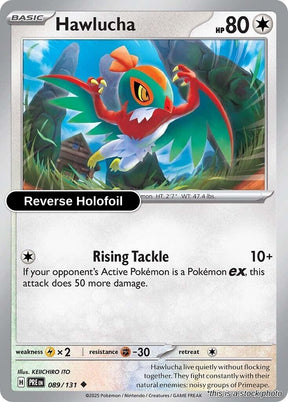 Hawlucha - 089/131 - [PRE - SV: Prismatic Evolutions] - Reverse Holofoil