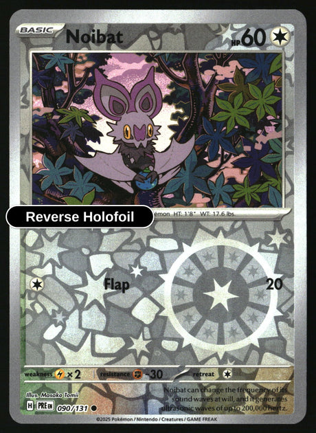 Noibat - 090/131 - [PRE - SV: Prismatic Evolutions] - Reverse Holofoil