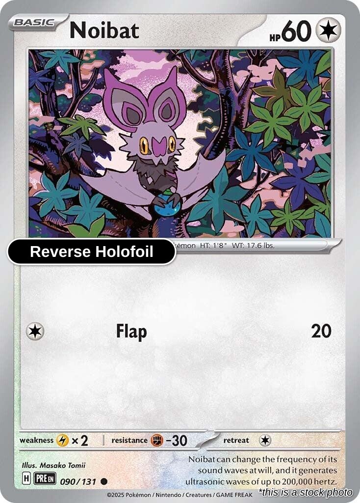 Noibat - 090/131 - [PRE - SV: Prismatic Evolutions] - Reverse Holofoil