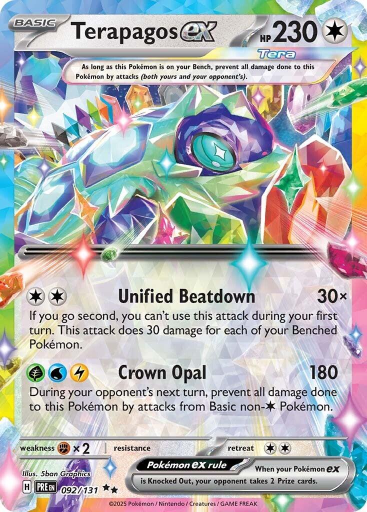Terapagos ex (092/131) [SV: Prismatic Evolutions]
