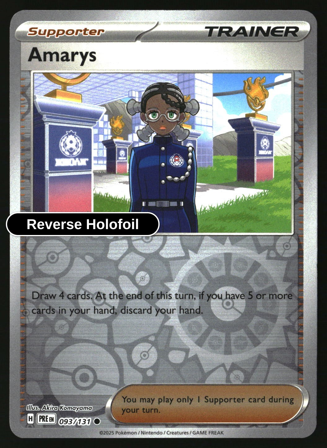 Amarys - 093/131 - [PRE - SV: Prismatic Evolutions] - Reverse Holofoil