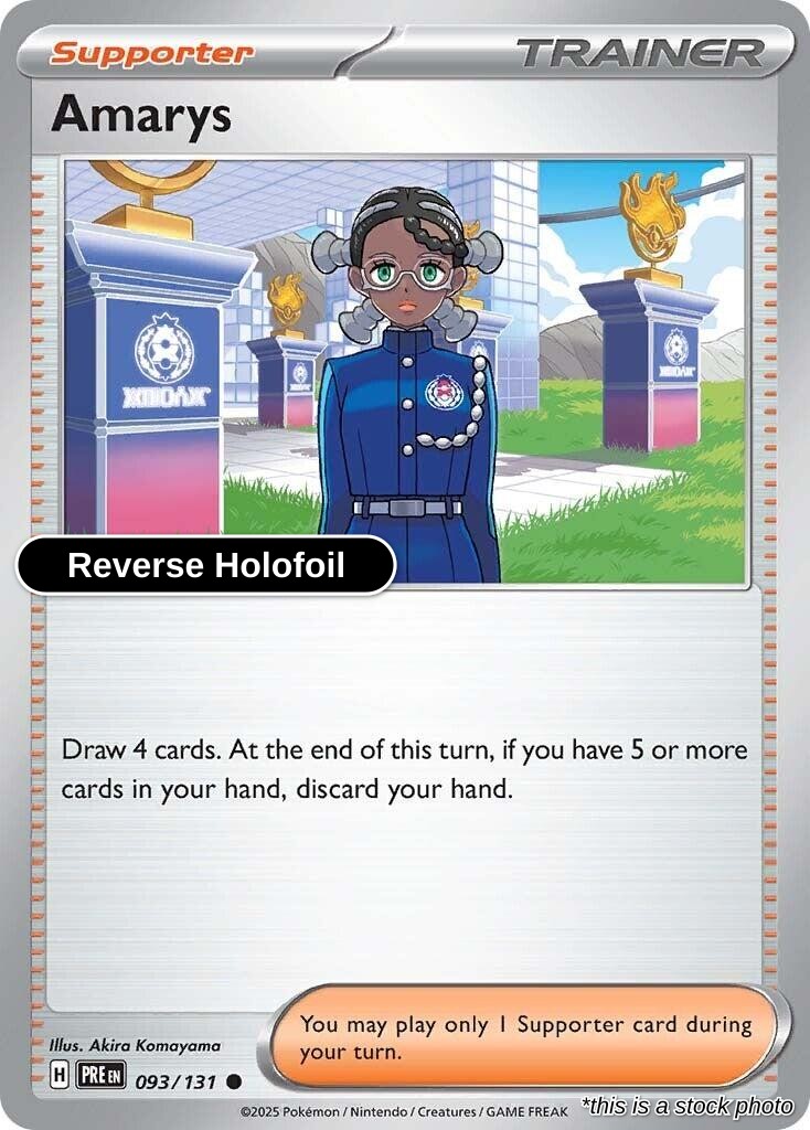 Amarys - 093/131 - [PRE - SV: Prismatic Evolutions] - Reverse Holofoil
