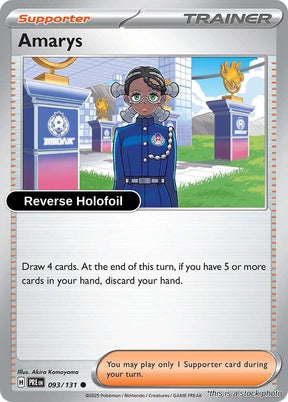 Amarys - 093/131 - [PRE - SV: Prismatic Evolutions] - Reverse Holofoil