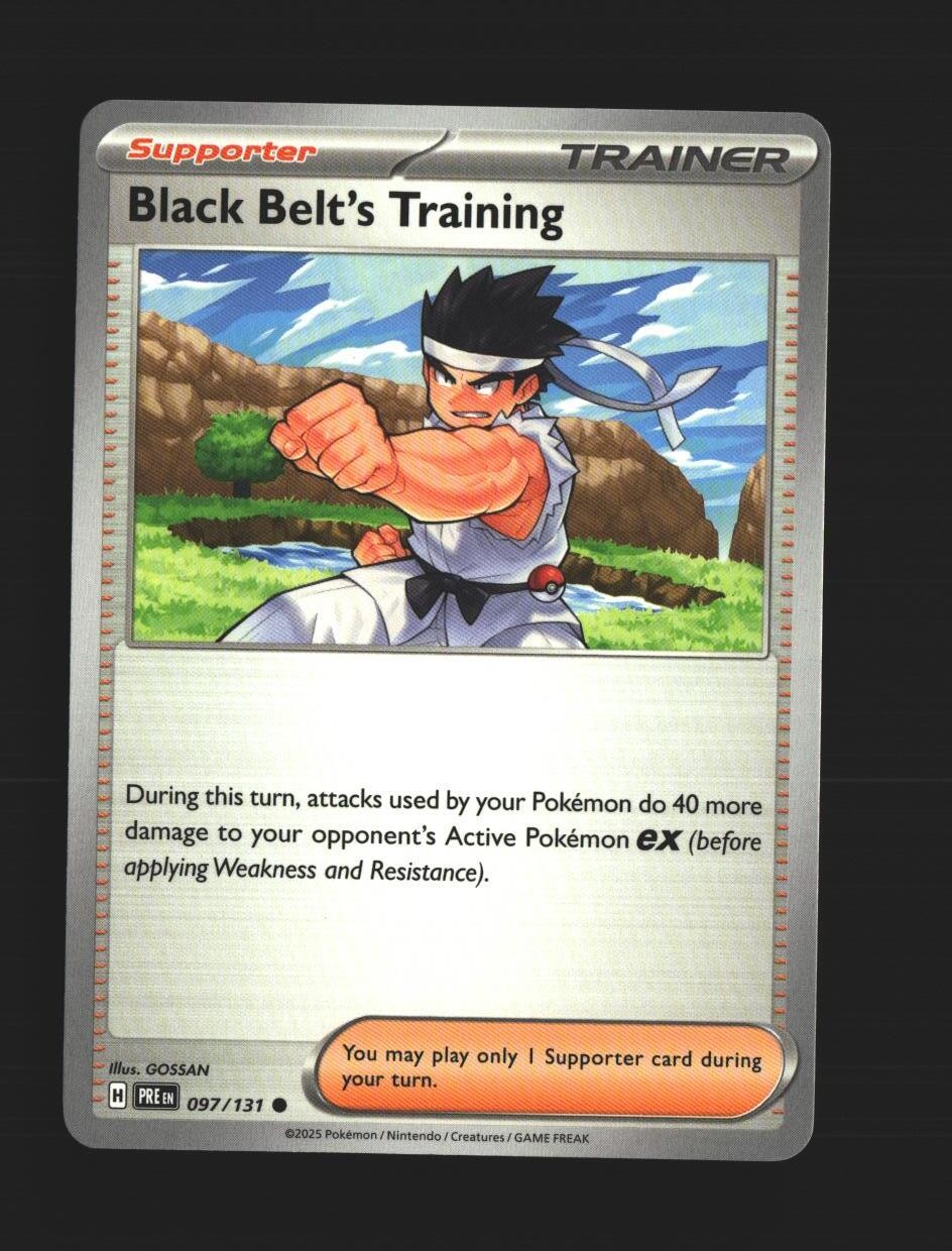 Black Belt's Training - 097/131 - [PRE - SV: Prismatic Evolutions]