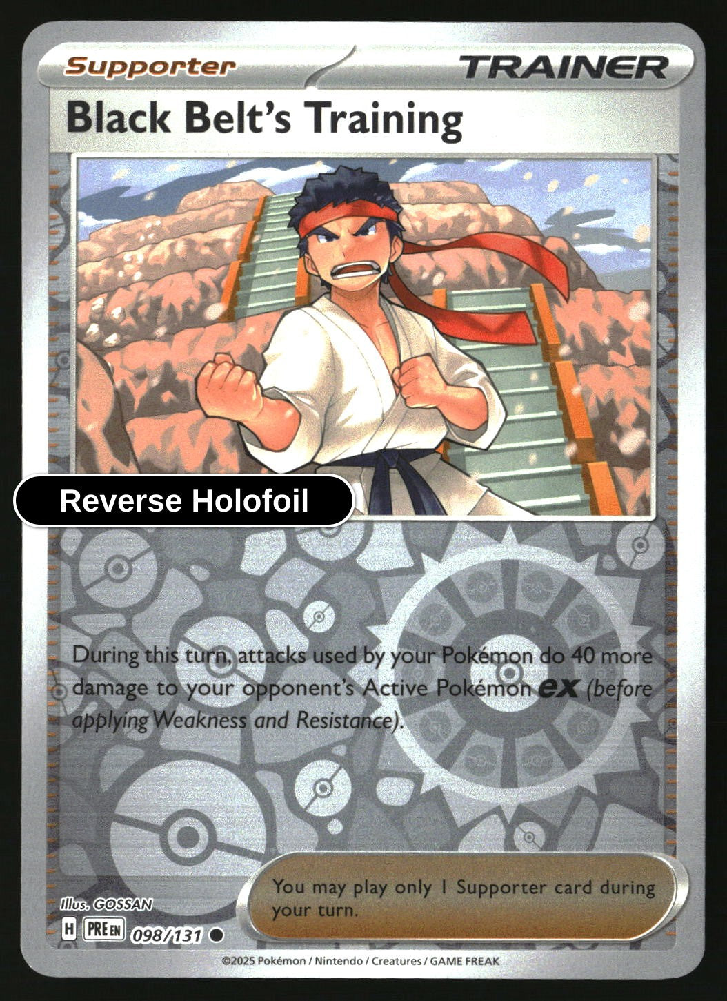 Black Belt's Training - 098/131 - [PRE - SV: Prismatic Evolutions] - Reverse Holofoil