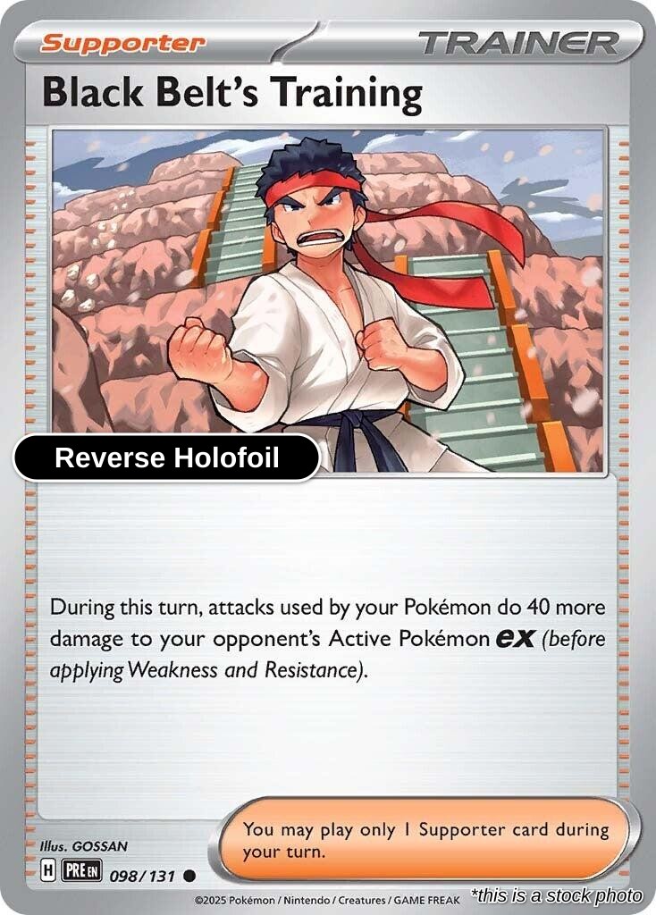 Black Belt's Training - 098/131 - [PRE - SV: Prismatic Evolutions] - Reverse Holofoil