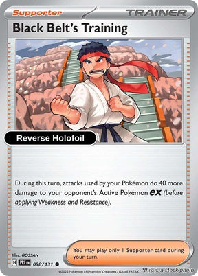 Black Belt's Training - 098/131 - [PRE - SV: Prismatic Evolutions] - Reverse Holofoil