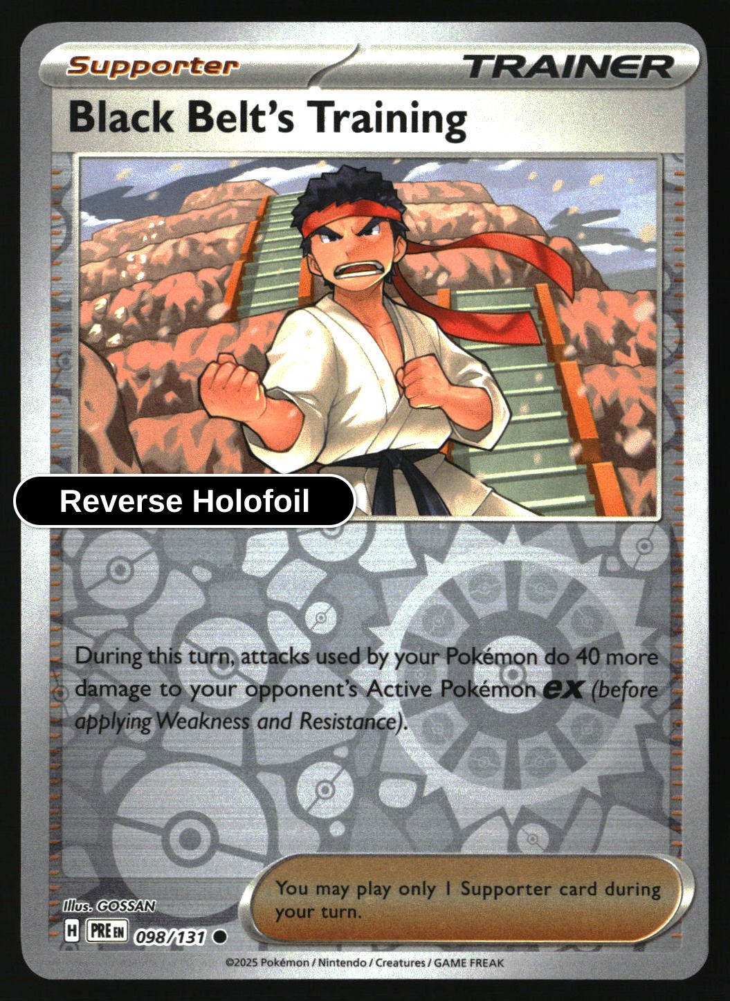 Black Belt's Training - 098/131 - [PRE - SV: Prismatic Evolutions] - Reverse Holofoil
