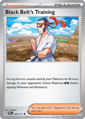 Black Belt's Training - 099/131 - [PRE - SV: Prismatic Evolutions]