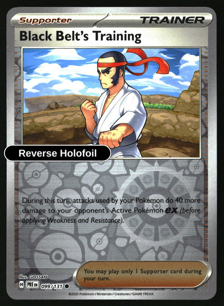 Black Belt's Training - 099/131 - [PRE - SV: Prismatic Evolutions] - Reverse Holofoil