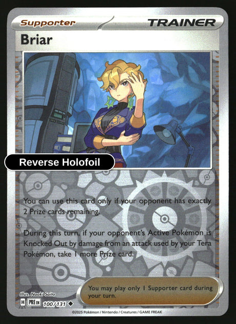 Briar - 100/131 - [PRE - SV: Prismatic Evolutions] - Reverse Holofoil